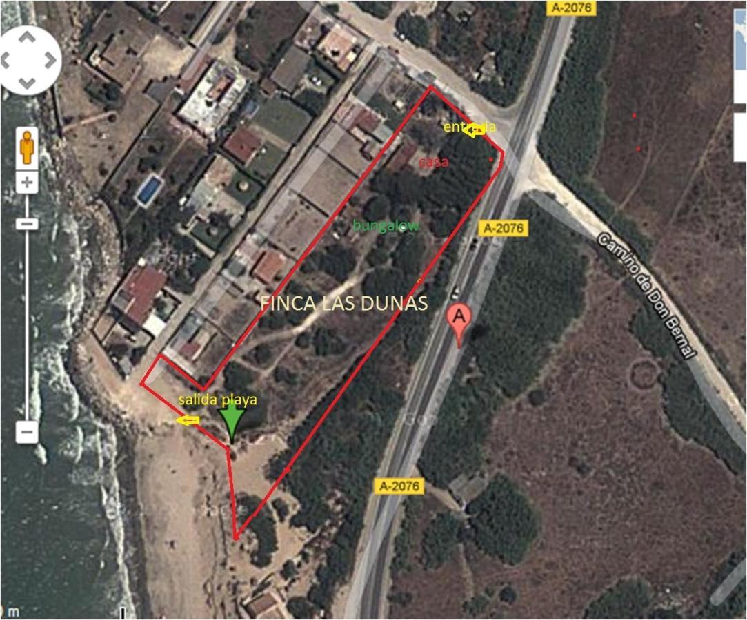 Finca Las Dunas primera linea playa Rota Exterior foto